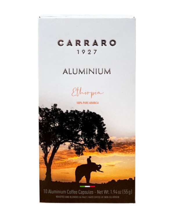Carraro ethiopia kávékapszula nespresso kompatibilis 10 db