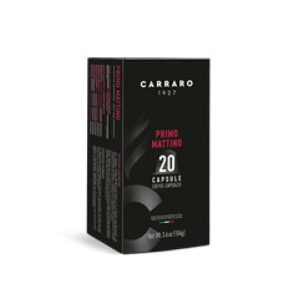 Carraro primo mattino premium kávékapszula nespresso kompatibilis 20 db