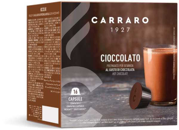 Carraro cioccolato kávékapszula dolce gusto kompatibilis 16 db
