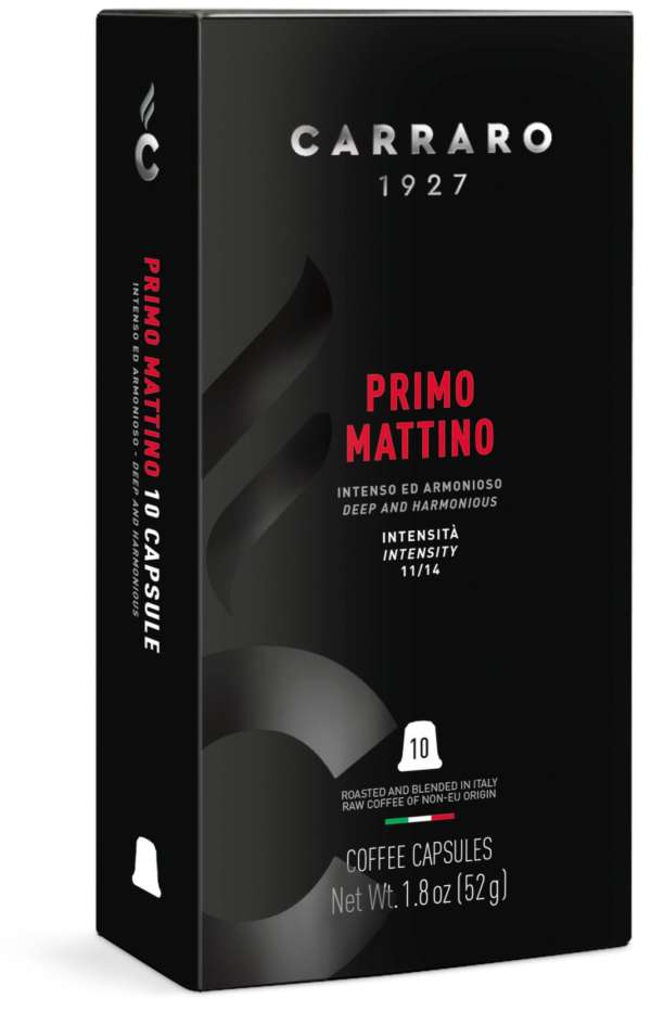 Carraro primo mattino premium kávékapszula nespresso kompatibilis 10 db
