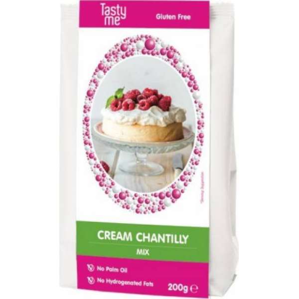 Tasty Me gluténmentes chantilly krém - tejszínes krém mix 200 g