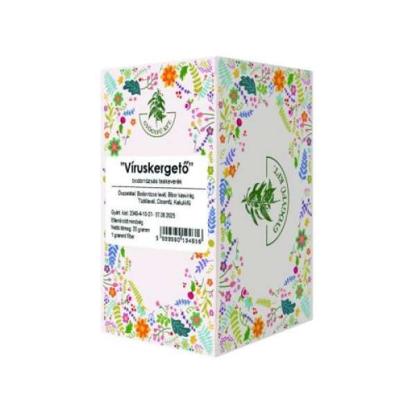 Boszy víruskergető bodorrózsás teakeverék filteres 20x1g 20 g