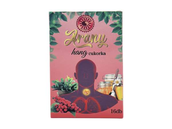 Sun Moon arany hang torokcukorka 16 db