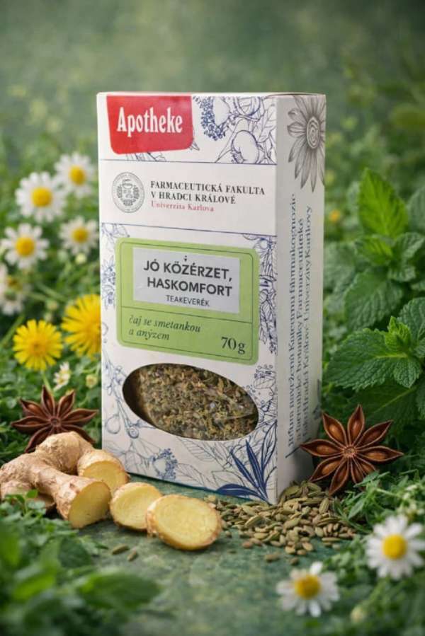 Apotheke jó közérzet, haskomfort tea ánizzsal és gyömbérrel, szálas 70 g