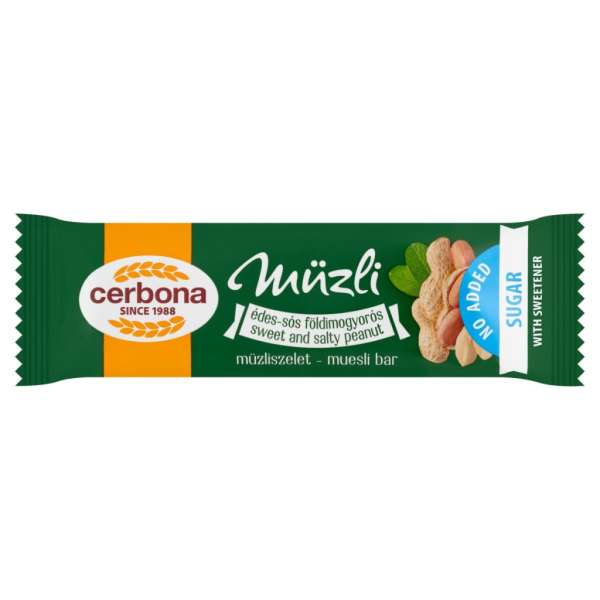 Cerbona szelet édes-sós földimogyorós 20 g