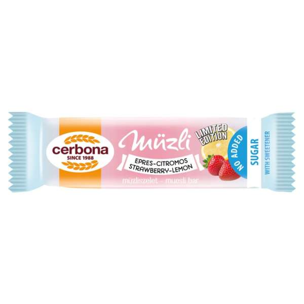 Cerbona szelet epres citromos 20 g