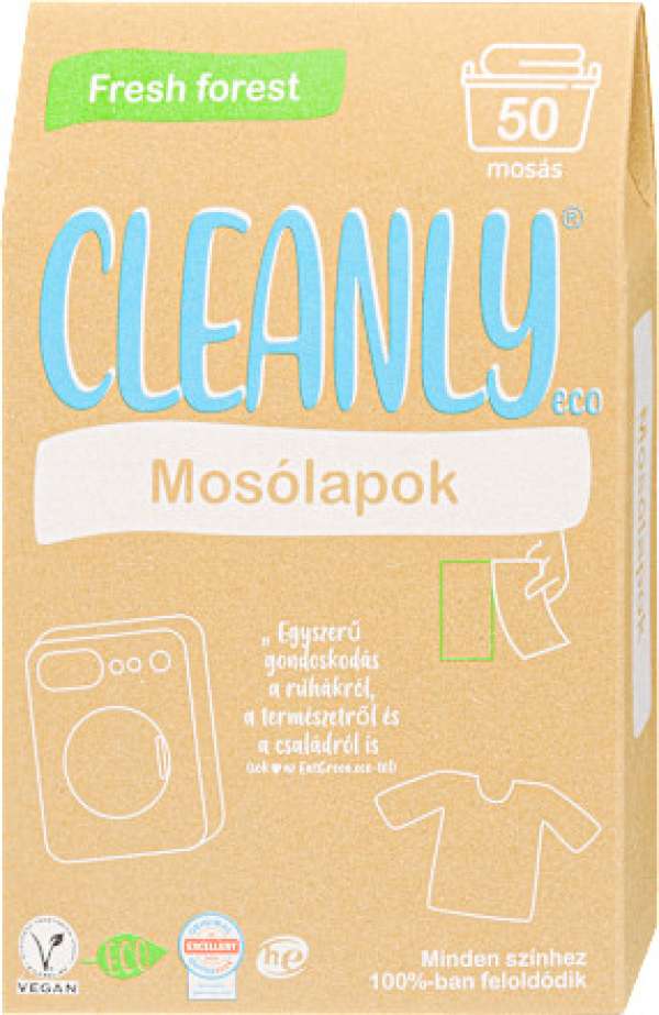 Cleanly eco mosólapok friss erdő 50 db