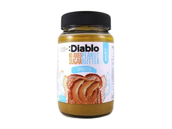 Diablo mogyoróvaj smooth hozzáadott cukor nélkül 350 g