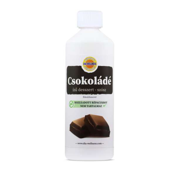 Dia-Wellness zéró csokoládé öntet fagyihoz/sütihez 500 g