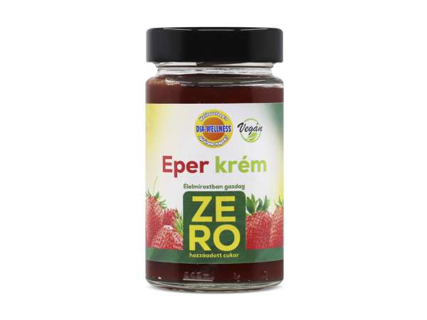 Dia-Wellness zéró hozzáadott cukor eper krém 250 g