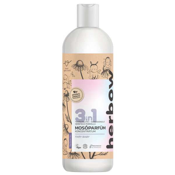 Herbow 3in1 mosóparfüm öblítő és kondicionáló koncentrátum tündér baba 1000 ml