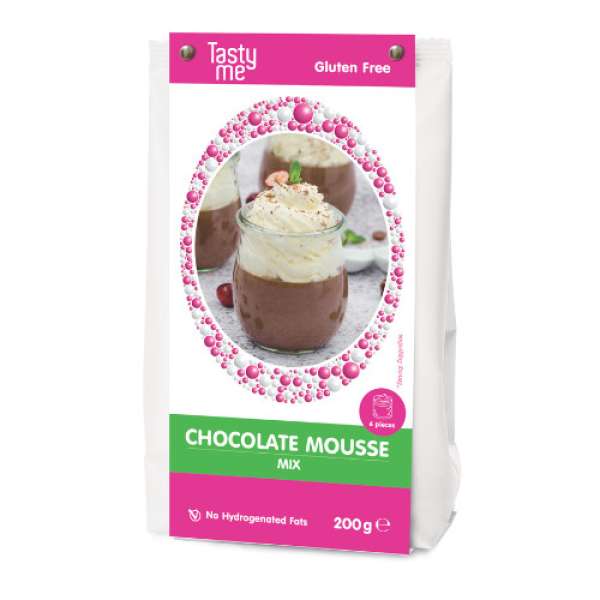 Tasty Me gluténmentes choco mousse desszert mix 200 g