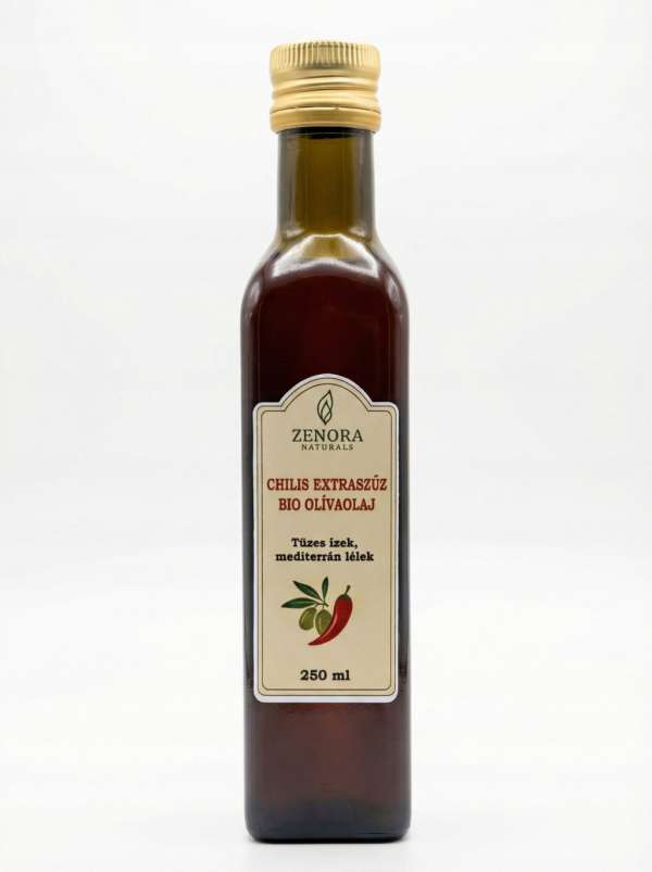 Zenora Naturals bio chilis extraszűz olívaolaj 250 ml