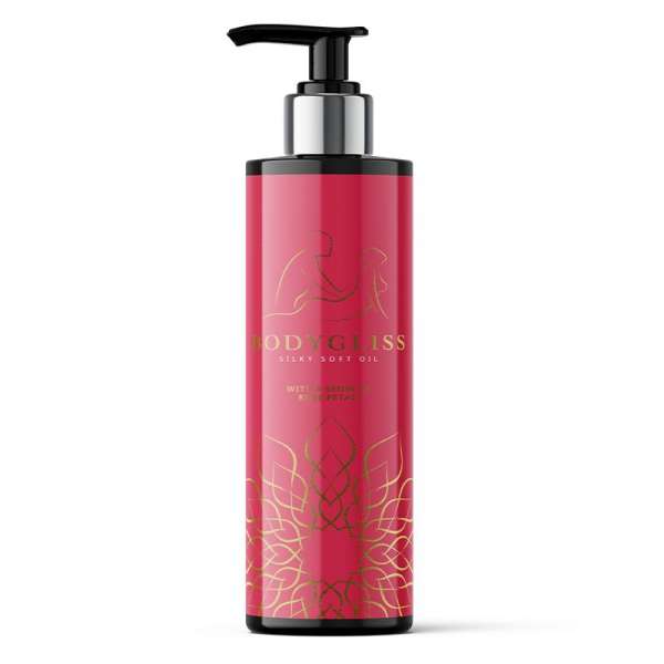 BodyGliss - masszázsolaj és síkosító - rózsa (150ml)