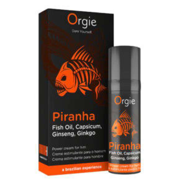 Orgie Piranha - stimuláló krém férfiaknak (15ml)