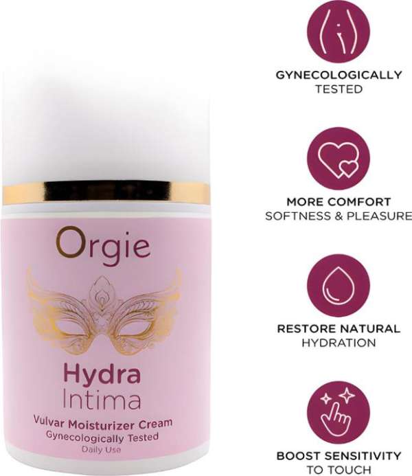 Orgie Hydra Intima - intim ápoló krém nőknek (50ml)