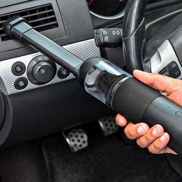 Újratölthető hordozható porszívó