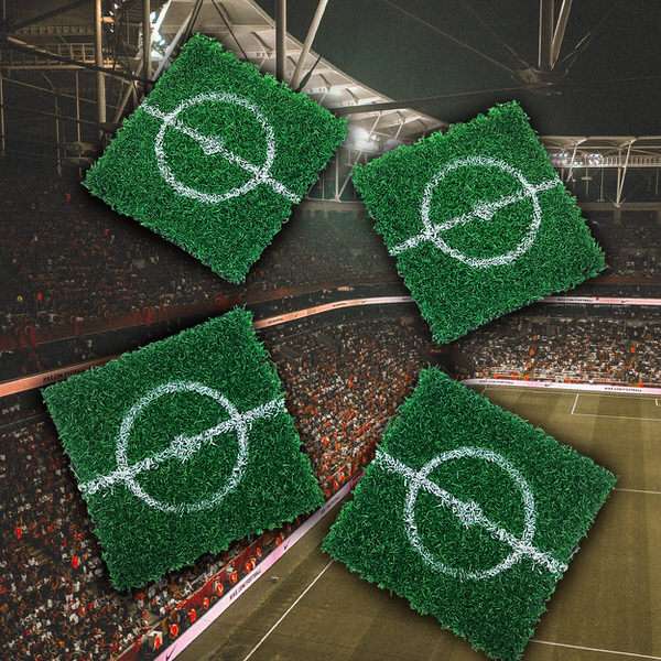 Focipálya poháralátét