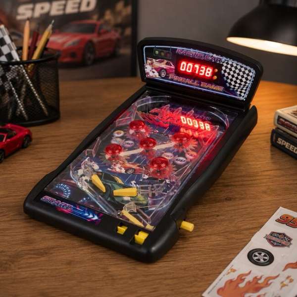 Elektronikus asztali flipper Racing Car