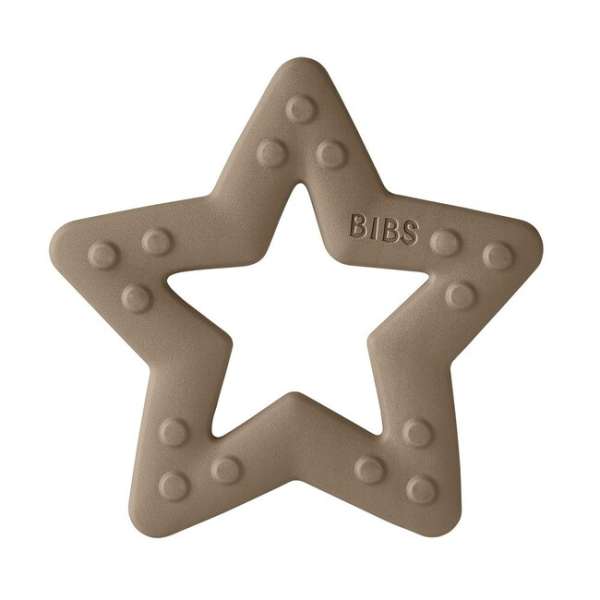 BIBS Baby Bitie rágóka - Star Dark Oak