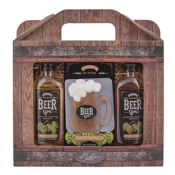 Beer Spa sörös kozmetikai szett (tusfürdő, szappan, sampon)