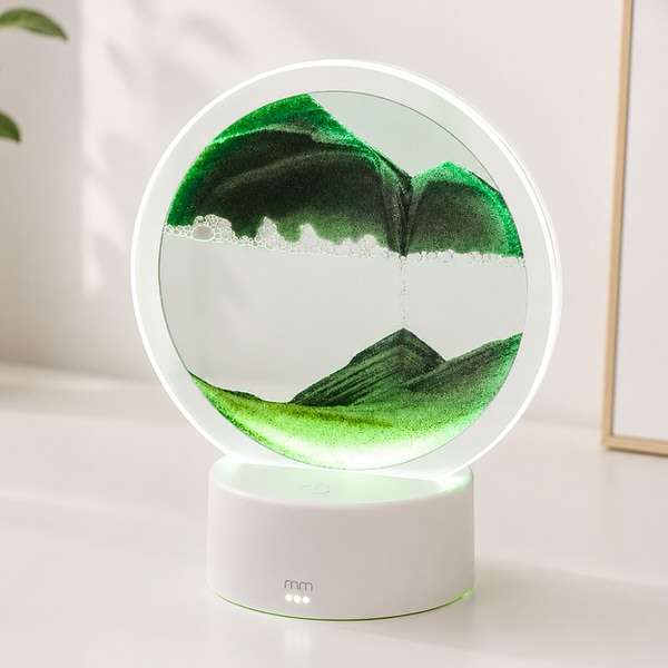 Sandscape LED lámpa mozgó homokkal