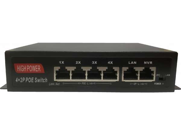 Securia Pro PoE Switch 4 port +2 port N2042P