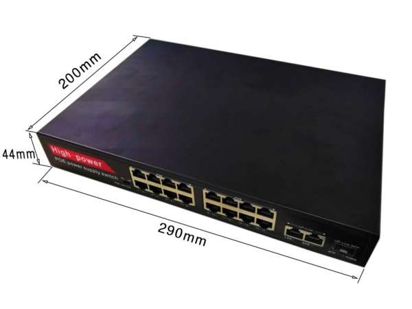 Securia Pro PoE Switch 16 port +2 port N2162P