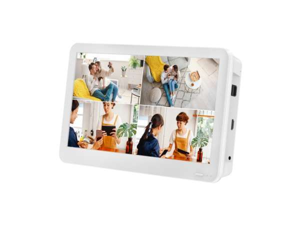 Securia Pro NVR rögzítő kijelzővel, 10 csatornás - 4xPoE, 6xIP, N6010S-P04-8MP-LCD