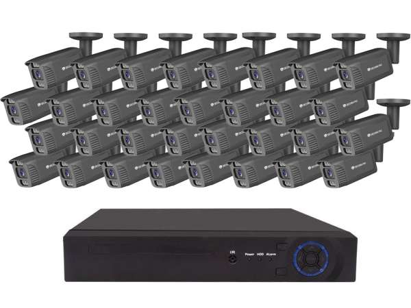 Securia Pro IP kamerarendszer NVR32CHV4S-B smart, fekete Felvétel: merevlemez nélkül