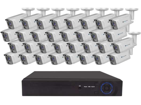 Securia Pro IP kamerarendszer NVR32CHV8S-W smart SONY, fehér Felvétel: merevlemez nélkül