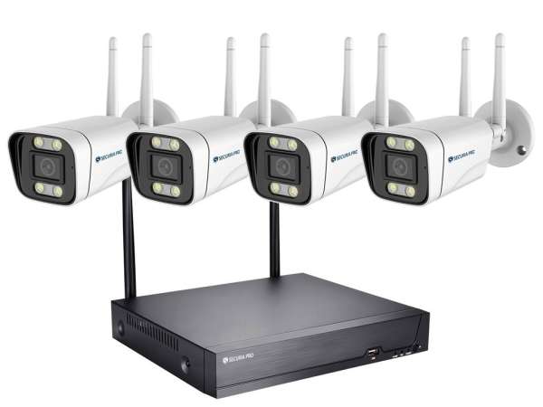 Securia Pro WIFI kamerarendszer WIFI4CHV5S-W Felvétel: 2 TB merevlemez