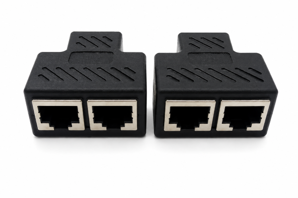 RJ45 LAN elosztó 1-ről 2-re