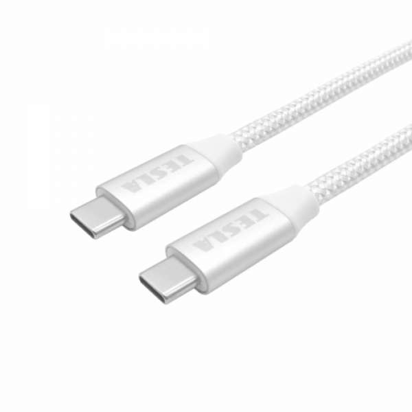 TESLA KÁBEL USB ‒ C - 100 W kábel, E ‒ Mark 3.2 Gen2, 1m