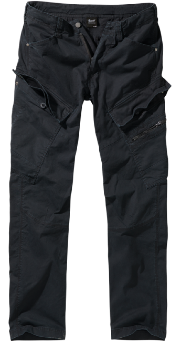 Brandit Adven Slim fit nadrág, fekete