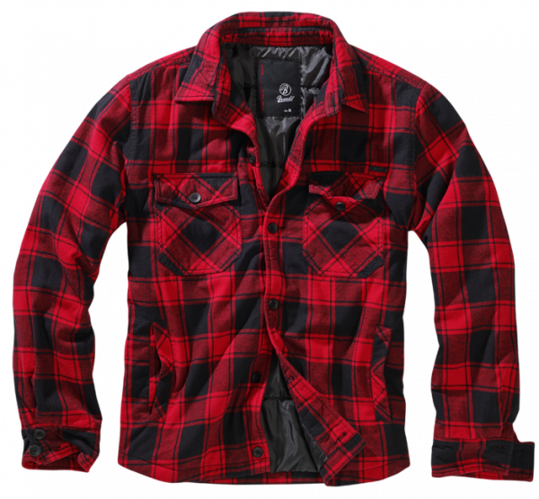 Brandit Lumberjacket dzseki, piros-fekete