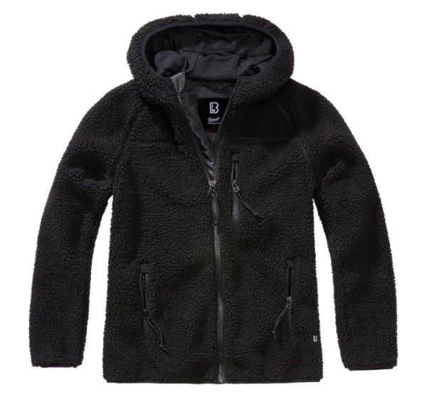 Brandit Teddy női fleece dzseki, fekete