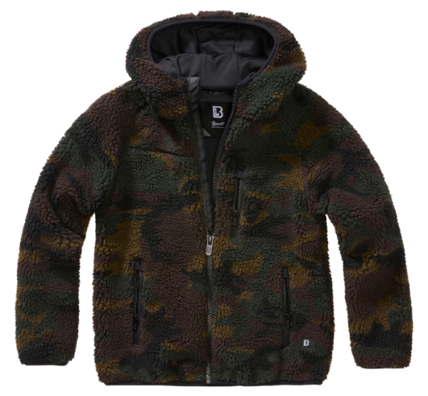 Brandit Teddy gyerek fleece dzseki, woodland