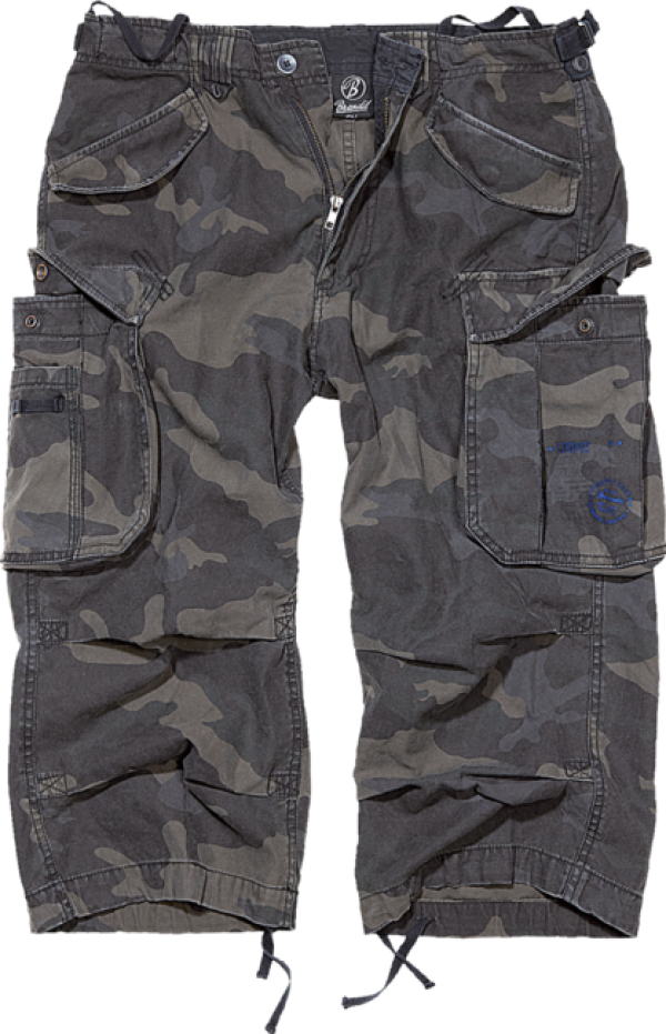Brandit Vintage Industry 3/4 rövidnadrág, darkcamo