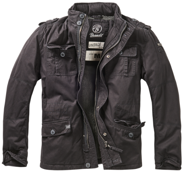 Brandit britannia téli kabát, fekete