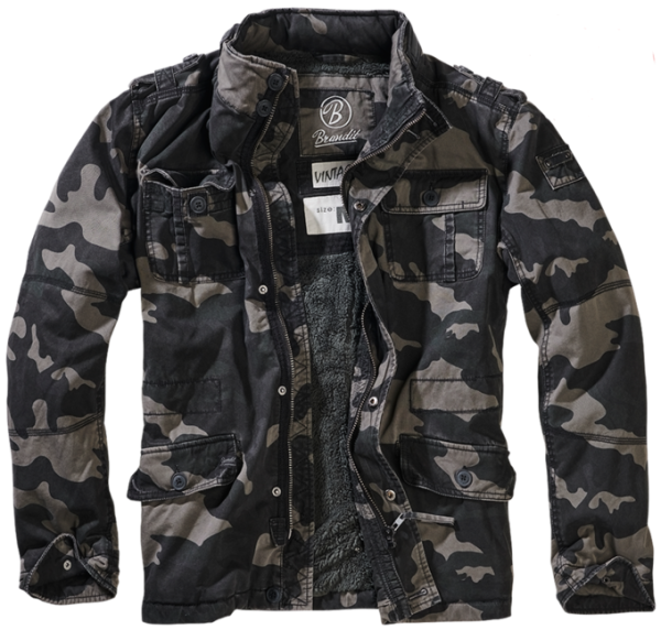 Brandit britannia téli kabát, darkcamo