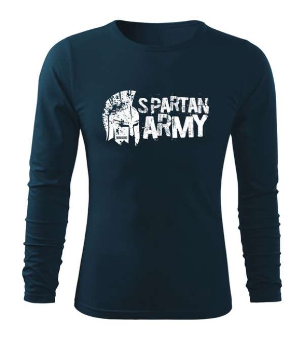 DRAGOWA Fit-T hosszú ujjú póló Aristón, sötétkék 160g160g/m2