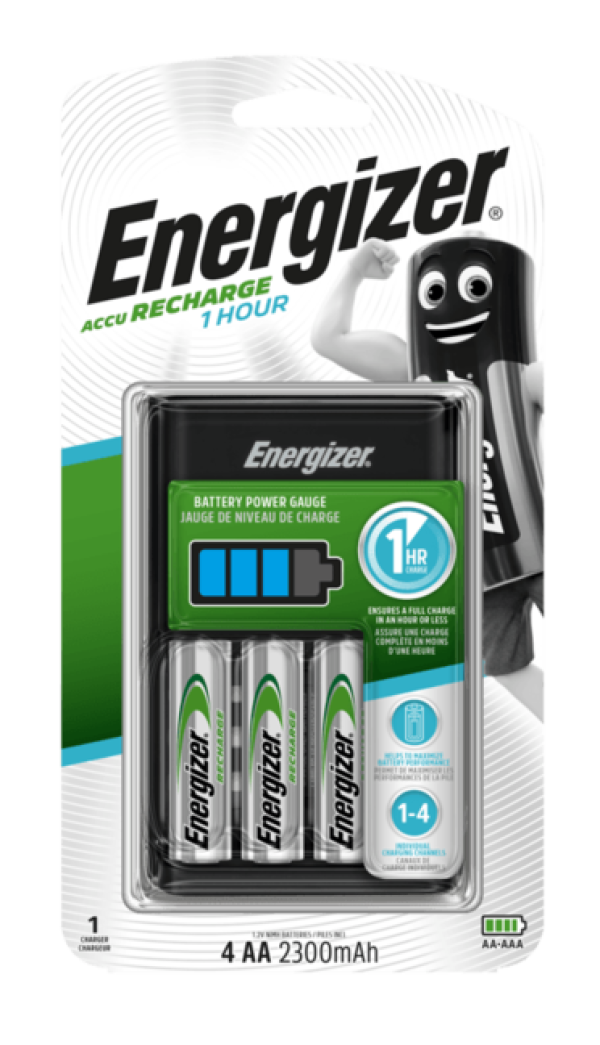 Energizer akumulátortöltő ENR 1HR Charger EU + 4AA 2300 mAh