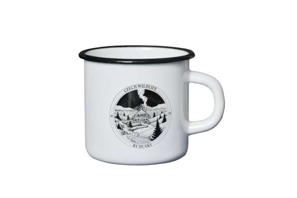 Husky fémbögre, kunyhó