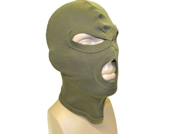 MFH maszk 3 nyílással, olívzöld