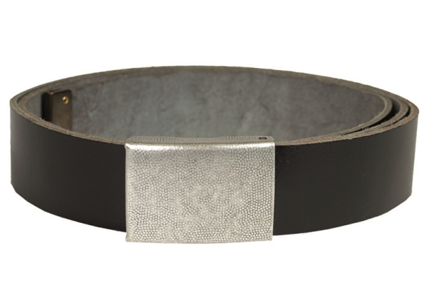 Mil-Tec BW bőr öv, fekete