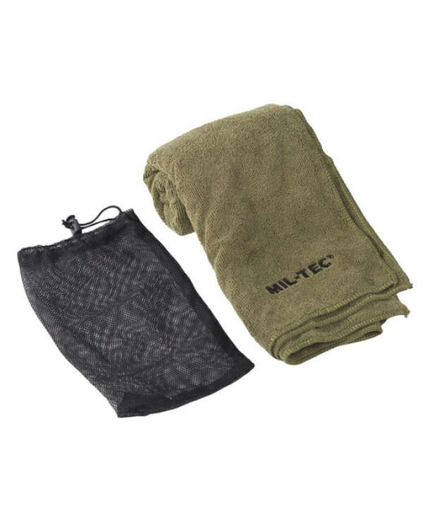 Mil-tec microfibre törölköző 120x60cm, oliva