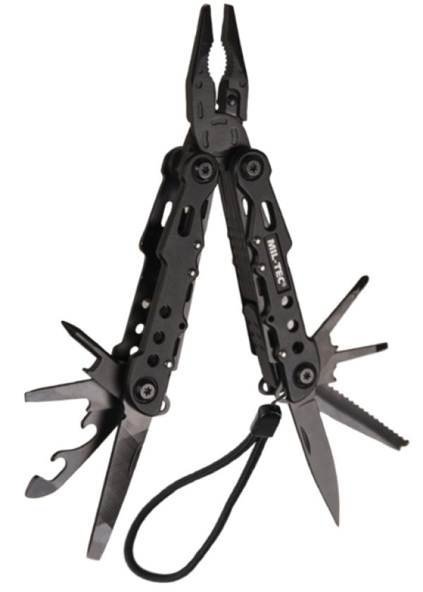 Mil-tec multifunkciós szerszám, fekete