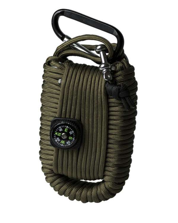 Mil-tec paracord nagy túlélő készlet, olivazöld
