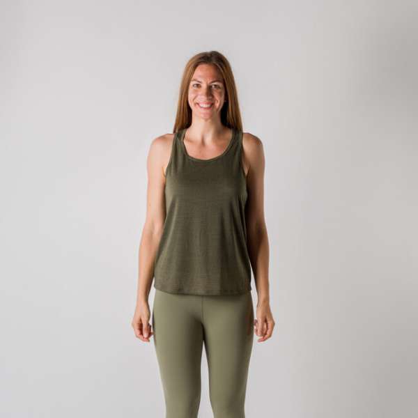 Northfinder női sportpóló DOROTHY, olivazöld